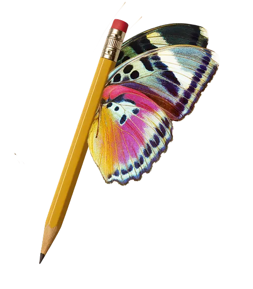 Product positioning and messaging - Pencil with butterfly wings
